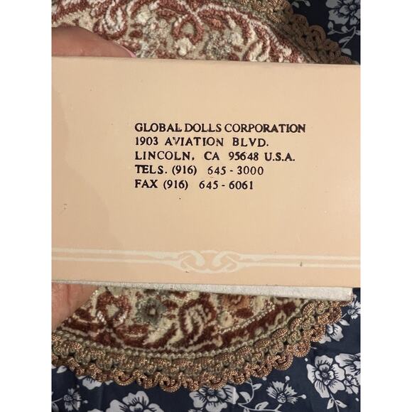 Hand Styled Doll Wigs By Global Dolls Model Janey Size 7-8 Color Carrot Red - Picture 11 of 12